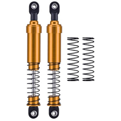 75mm-115mm Big Bore Shocks, RC Crawler Shocks for 1/10 RC Crawler LCG Chassis Gspeed V3 Element Enduro SCX10 TRX4 Gamde R1 Comp Builds DIY (Gold 115mm 2pcs) - color: Gold 115mm 2pcs