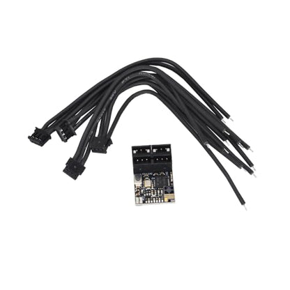 SR Compatible Receiver 4CH PWM Output, 3g Lightweight, High Speed, Anti-Interference for RC Racing Drifting Cars, Compatible with 7PX 4PM 4PX Transmitters | With Tower antenna - color: With Tower Antenna