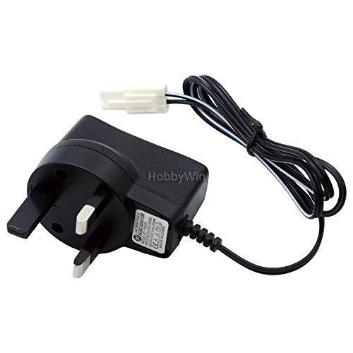 9.6V 250mA UK Charger EL-2P Male Plug P-to-S for NiMH NiCD Battery Pack RC Car Buggy Truck Racing Boat