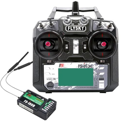Flysky FS-i6X 6CH 2.4GHz RC Radio Transmitter Controller with iA6B Receiver for FPV Drone RC Helicopter Quadcopter Car Boat