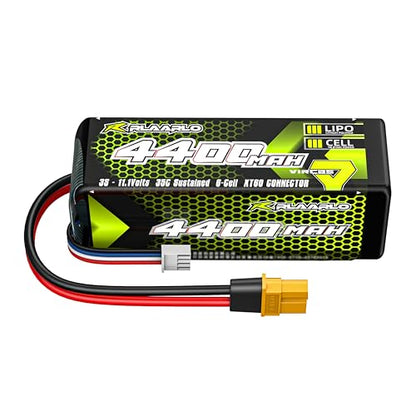 RIAARIO 3s Lipo Battery 35C 4400mAh 11.1V Lipo Battery with XT60 Connector for RC Car Truck Truggy Buggy Racing Hobby Models(1 Pack)