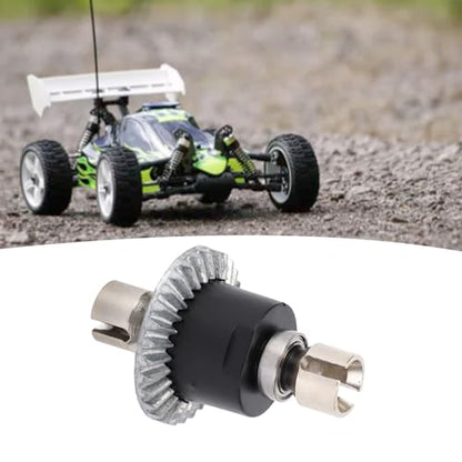 RC Car Differential Gear, RC Parts for 124008 | High Strength Iron Zinc Alloy,Stable Steering Control Differential Diff Gear ,Enhanced Driving Experience