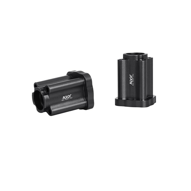 KYX Racing Aluminum Rear Axle Mount Set 0 Deg Black Upgrades Parts Accessories for 1/18 RC Car LOSI Mini LMT 4X4 Monster Truck