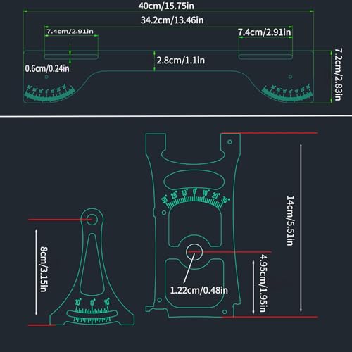 1/7 1/8 Remote Car Alignment Tool Set Camber and Toe Angle Set for Adjustments Elevate Remote Control Experience