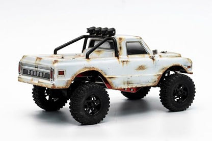 furitek FX118 Fury Wagon Ultimate Upgrade Kit Scale 1/18 RC Crawler RTR - Remote Control Car, RC Crawlers with High-End Upgrades Ready to Install for Adults (White (TT-0022)) - color: White (Tt-0022)
