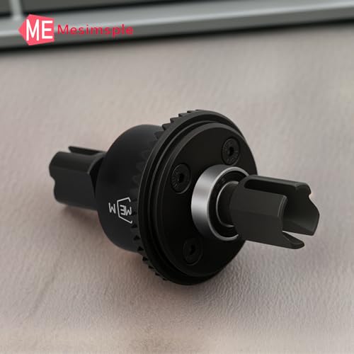 2PCS Front Rear Limited Slip Differential EXB Diff Gear 43T 10T for Arrma 1/7 Infraction Fireteam Mojave Limitless 1/8 Kraton Outcast Notorious Talion Typhon 6S BLX & EXB Upgrade Parts Black
