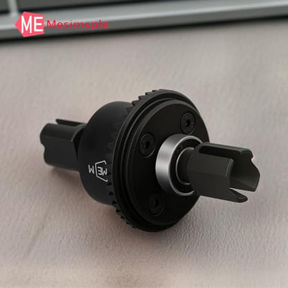 2PCS Front Rear Limited Slip Differential EXB Diff Gear 43T 10T for Arrma 1/7 Infraction Fireteam Mojave Limitless 1/8 Kraton Outcast Notorious Talion Typhon 6S BLX & EXB Upgrade Parts Black