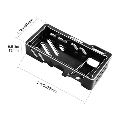 HobbyPark Aluminum Extended Battery Tray Mount Battery Expansion Kit Hold for 1/18 Traxxas TRX4M Crawler