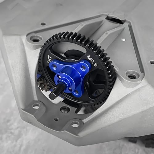 Metal Aluminum Alloy 7075 RC Slipper Clutch Eliminator Compatible with Traxxas 1/10 Stampede/Slash 4x4 VXL RC Car Upgrade Parts (Blue) - color: Blue