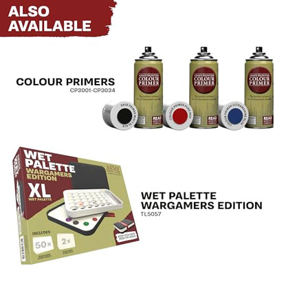The Army Painter, Warpaints Flexible Triad Plus+: Olive Greens 7x18ml | Colori acrilici hobby di qualità miniatura, per Dungeons and Dragons (DnD) e Warhammer - color: Olive Greens