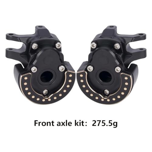 F10 Axle Brass Weights Steering Knuckles Front and Rear Portal Cover for 1/10 RC Crawler Vanquish VRD VS4-10 Phoenix LCG Upgrade (3 in 1) - color: 3 in 1