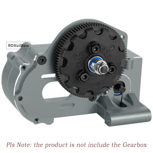 RC Gears Upgrades Part for 1/10 Slash/Stampede/Bandit/Rustler 2WD VXL,Diff Transmission Gear &48P 76T w/25T 27T Pinions &Pressure Plate &Slipper Clutch &Slipper Rebuild Kit Hops Up,Red - color: Red(1set)
