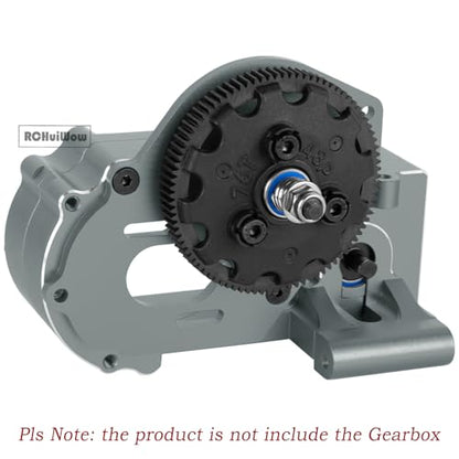 RC Gears Upgrades Part for 1/10 Slash/Stampede/Bandit/Rustler 2WD VXL,Diff Transmission Gear &48P 76T w/25T 27T Pinions &Pressure Plate &Slipper Clutch &Slipper Rebuild Kit Hops Up,Red - color: Red(1set)