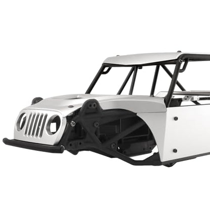 Aluminum Body Panels Kit for Vanquish H10 Optic Sparco H10 Optic Yokohama RTR 1/10 RC Crawler Upgrade Parts (White) - color: White