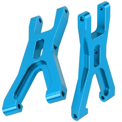Aluminum Steering Knuckles Kit Swing Arm A-Arms & Shock Absorbers Compatible with Wltoys 1/18 A949 A959 A969 A979 K929 RC Car (Blue) - color: Blue