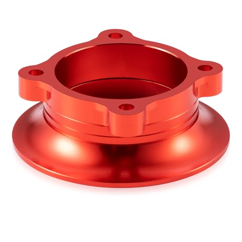 Metal Cooling Fan Cover Air Inlet Channel ESC Cooling Fan Heatsink for 1/10 RC Sakura D4 Drift Car Model Racing Car, Mounting Hole Distance 25mm (Red) - color: Red