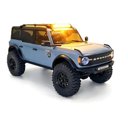 RC Car LED Roof Light Bar for Axial SCX30 1/30 Ford Bronco (Yellow Light Bar) - color: Yellow Light Bar