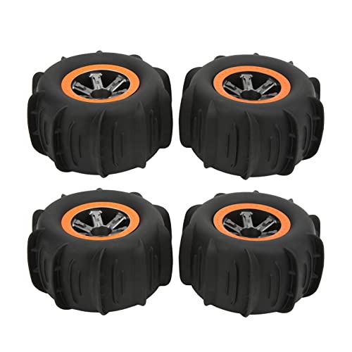 Jeanoko 1PCS RC Tires Car Beach Tires with Uneven Texture, RC Beach Wheel RC Beach Tires, Excellent Grip Stable for 1/10 RC Cars
