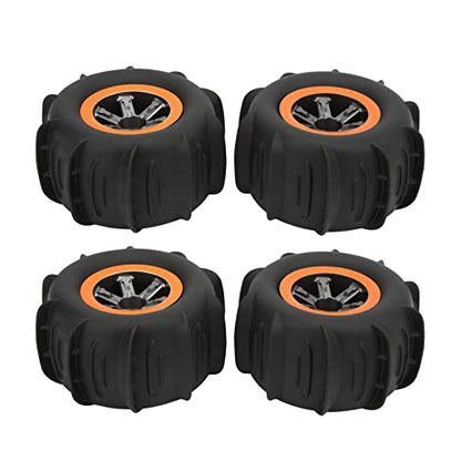 Jeanoko 1PCS RC Tires Car Beach Tires with Uneven Texture, RC Beach Wheel RC Beach Tires, Excellent Grip Stable for 1/10 RC Cars
