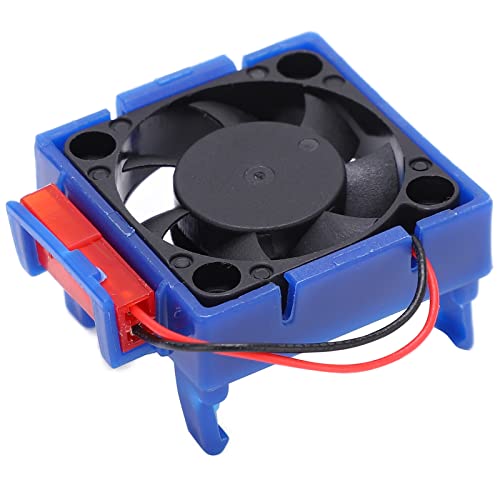 Aramox RC Motor Cooling Fan Plastic ESC Cooling Fan 5 to 7.4V 30 X 30mm for Remote Control Car VXL 3S Slash Bandit with Compact Heatsink Style Design