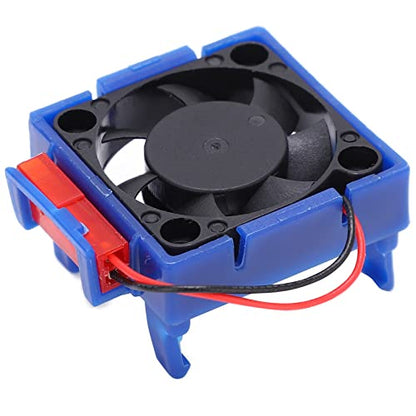 Aramox RC Motor Cooling Fan Plastic ESC Cooling Fan 5 to 7.4V 30 X 30mm for Remote Control Car VXL 3S Slash Bandit with Compact Heatsink Style Design