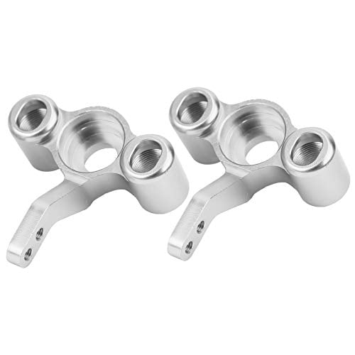 Bnineteenteam 1/10 RC Car Aluminum Alloy Front Knuckle, Front Steering Knuckle 122011(02165) Fit for HSP 1/10 RC Car 94122 94188 (Silver - color: Silver