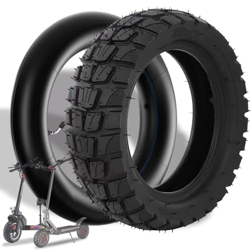 10 Inch 10x2.75-6.5 Off-road Rubber Outer Tire with Inner Tube Suitable for Speedway 5 Dualtron 3 Hover-1 Alpha Hiboy Titan PRO Electric Scooter Explosion-Proof Super-Grip - color: inner&outer tire*1 set