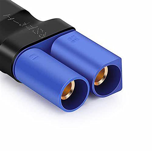 2pcs T-Plug Male Connector to EC5 Female Connector Adapter and 2pcs T-Plug Female Connector to EC5 Male Connector Adapter for RC LiPo Battery FPV DIY Models