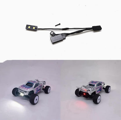 RC Front and Rear Lights Kits for Losi 1/28 Micro-T 2WD RC Car Specialty Headlight Taillights Set