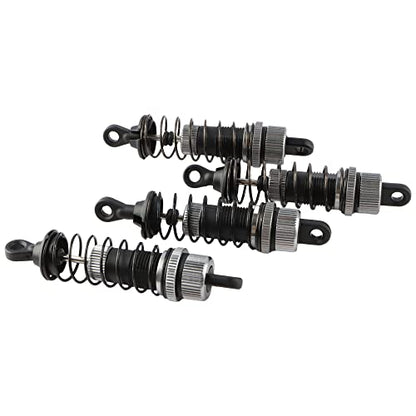 9201E RC Cars Aluminum Alloy Shocks Absorber PX9200-18 Accessories Spare Parts for 1:10 9201E 9203E 9205E 9206E 9200 Trucks 200E 210E RC Cars - color: 4 Pcs Grey