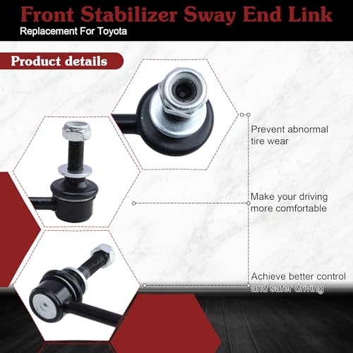 K90683 K90677 Sway Bar Link - Restore Off-Road Stability | Compatible with 2003-2009 Lexus GX470 2003-2021 Toyota 4Runner 2007-2014 FJ Cruiser - color: 1*K90683 1*K90677, size: Sway Bar Link