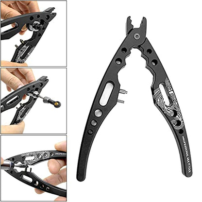 RC Tools Kit 1/10 Alloy Shock Absorber Pliers Ball Head Clip - Remote Control Car Maintenance Tool for Building, Soldering & Clamping - Weight & High Performance - Model Car