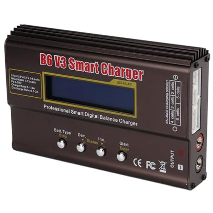Multifunction 80W Maximum Wide Compatibility B6 V3 Balance for Lipo Battery ChargerB6 V3 Charger Balance Charger80W Digital DischargerB6 V3 Balance ChargerB6 V3 Charger Delivers