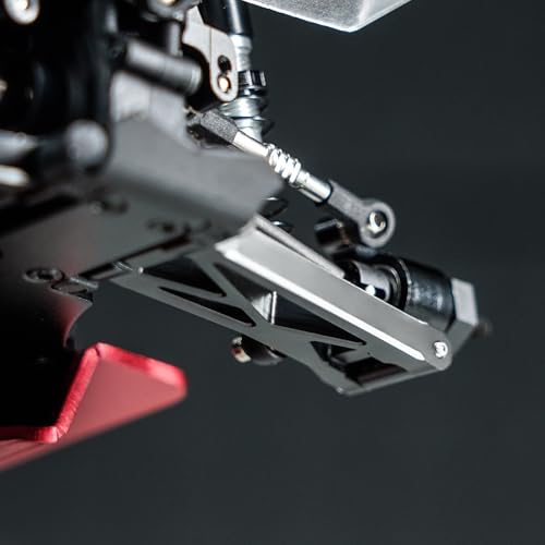 INJORA Aluminum Front Rear Suspension Arms, Front Steering Knuckles, Caster Blocks C Hubs and Rear Hubs for Buggy Losi Micro-B/Micro-T Upgrade
