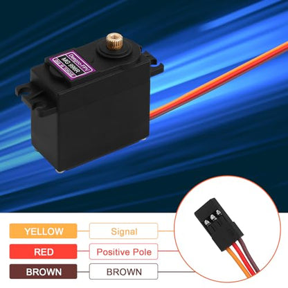 Deegoo-FPV MG996R 55g Metal Gear Digital Servos, 2-Pack | High-torque 55g digital servos with metal gears for RC cars, boats, aircraft, robots and steering mechanisms. - style: MG996R-2pack