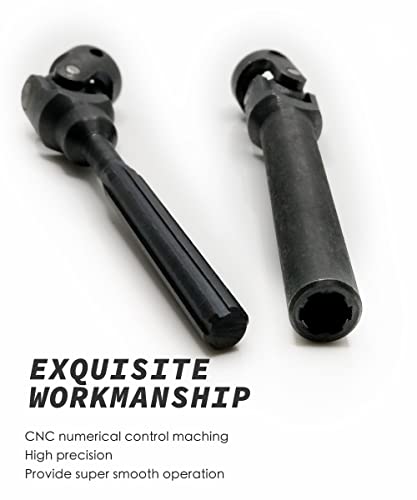 VICRAZZE RC Drive Shaft 97-137mm RC Upgrades for 1/10 RC Crawler Axial SCX10 SCX10-II Redcat D90 Gen7 /Pro RC4WD GEN8(2PCS)