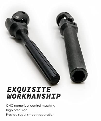 VICRAZZE RC Drive Shaft 97-137mm RC Upgrades for 1/10 RC Crawler Axial SCX10 SCX10-II Redcat D90 Gen7 /Pro RC4WD GEN8(2PCS)