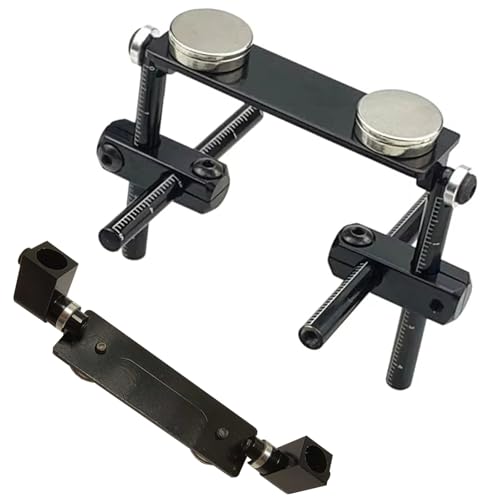 Magnetic Body Post Kit for 1/10 RC Cars - Stealth Invisible Body Mount Column Set Compatible with HSP 94123, Sakura D3, Tamiya TT-01/TT-02, XIS, Himoto, HPI - Aluminum Alloy (Black)
