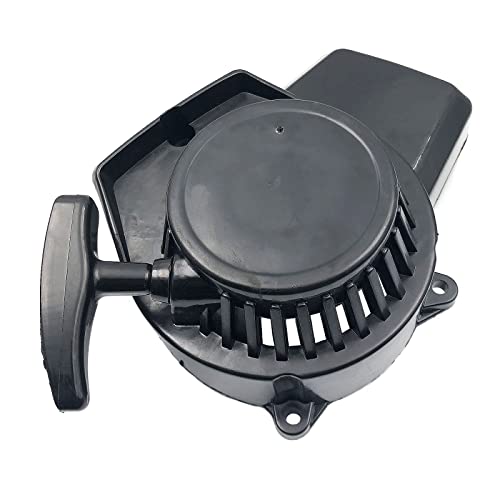 DEVMO Recoil Pull Starter Assembly Compatible with 47cc 49cc 2 Stroke Pit Bike ATV Quad Scooter Moped Black