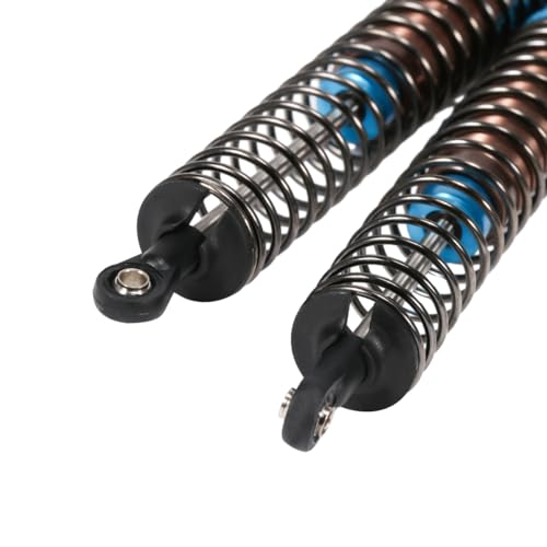 1/10 RC Cars Oil Leakproof Shocks,2Pcs Adjustable Oil Filled Shocks 52mm-120mm for 1/10 RC Buggy Truggy On Road Touring Drift Cars Monster Trucks Upgrade Parts (2pcs 70mm blue) - color: 2pcs 70mm blue