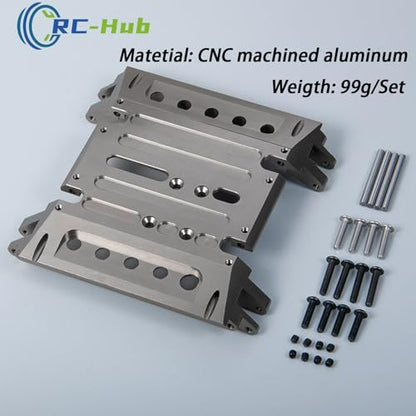 Center Gear Box Mount Aluminum Skid Plate for 1/10 Axial Wraith 90018 90048 | CNC-Machined,Aluminum Alloy,Easy to Install