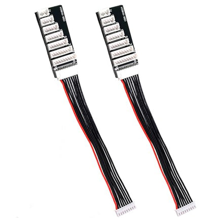 2-8S Lipo Balance Charging Board XH Connector for iCharger 308 406 408 Duo | Supports 2S-8S Lipo/LiHv, XH connector plug, works with Icharger 308/406/408 Duo ISDT Charger, 22AWG silicon wire,lightweight