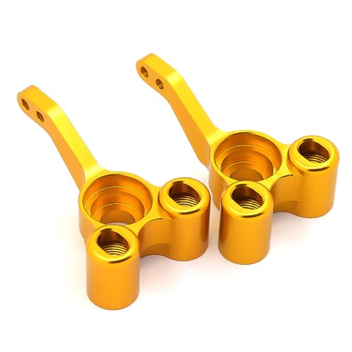 Aluminum Rear Axle Seat RC Upgraded Parts for HSP 1/10 94122 94188 94144 94155 94177 RC Car, Gold - color: Gold Rear Axle Seat