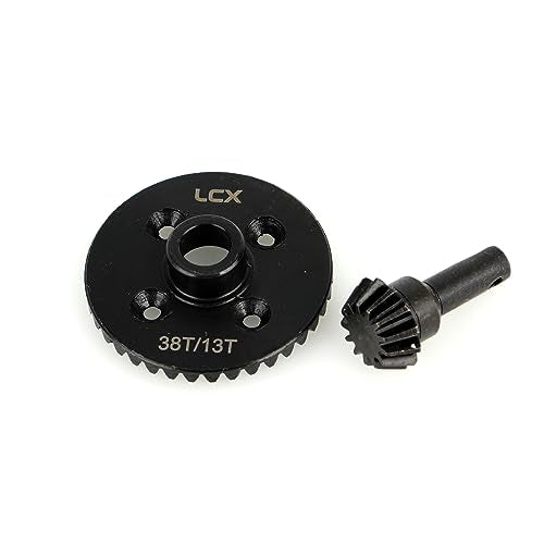 LCX Racing 1/10th RC Crawler Car AR14B Axle Hardended Steel Heavy Duty Bevel Gear Set Axle Gears -38T/13T for Axial RBX10 RYFT AXI03009 AXI03005, Upgrades Parts Accessories (Gear) - style: Gear