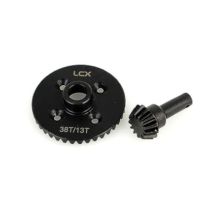LCX Racing 1/10th RC Crawler Car AR14B Axle Hardended Steel Heavy Duty Bevel Gear Set Axle Gears -38T/13T for Axial RBX10 RYFT AXI03009 AXI03005, Upgrades Parts Accessories (Gear) - style: Gear