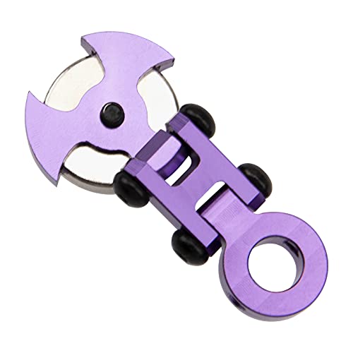 ShareGoo 4Pack Metal Magnetic Stealth Invisible Body Post Mount Upgrade Parts Compatible with Axial SCX10 HSP Redcat D90 1/10 RC Crawler Drift Car Truck (Purple) - color: Purple
