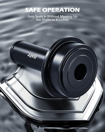 Axle Shaft Seal Installer for Wheel Knuckle Vacuum Oil Seal Installation | Vehicle Sealing Ring Tool for Placement and Fitting Compatible with 1998-2004 Ford F250, F350, F450 F550 4X4s - size: 1-3/8 to 4-3/8 in.