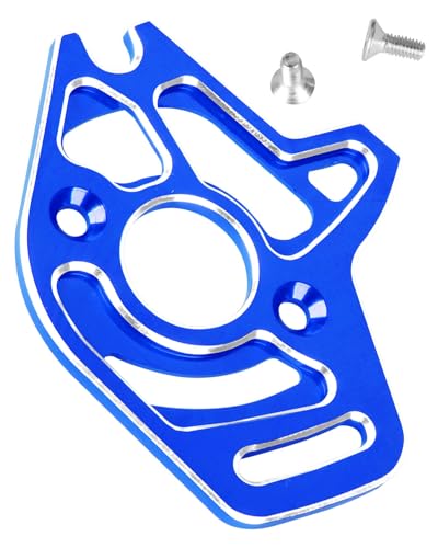 Aluminum RC Motor Mount Upgrades Part for 1/10 Slash 4x4/Slash 4x4 VXL,Alloy Motor Plate Hops Up,Navy Blue - color: Navy Blue - Upgrades Part