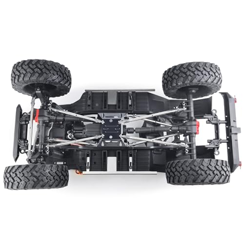 Aluminum Center Transmission Skid Plate Mount Protection Plate Chassis Guard Compatible with Axial SCX10 III Upgrades 1/10 RC Crawler AXI03007 AXI03006 Upgrade Parts