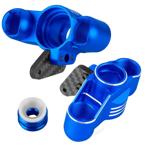 RC Upgrades Part Front Knuckles Steering Blocks&Rear Hub Stub Axle Carriers for 1/8 Kraton (Also for V4&V5)/Notorious/Outcast 6S BLX,Steering Hops Up,Replaces #AR330505#AR330404,Navy Blue - color: Navy Blue - (Upgrades)